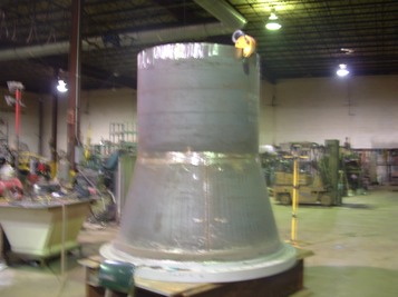 Shop Fabrication of Downstream Transition for Turbine Inlet Valve - Brookfield Power
